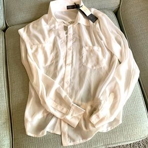 Costa Blanca Women’s Sheer Button Down